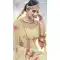 Beige Color Net Satin Party Wear Plus Size Chaniya Choli - 480359083