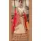 Beige Color Silk Satin Designer Plus Size Chaniya Choli - 480459086