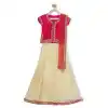 Coral Color Taffeta Designer Girl Lehenga Choli