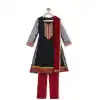 Black Color Net Designer Kids Girl Salwar Kameez