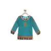 Rama Green Color Chanderi Silk Designer Girl Lehenga Choli