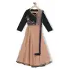 Black Color Cotton Silk Designer Girl Lehenga Choli