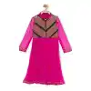 Pink Color Net Designer Kids Girl Salwar Kameez