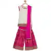 Off White Color Faux Georgette Designer Kids Girl Salwar Kameez