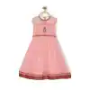 Pink Color Net Designer Kids Girl Salwar Kameez