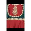 Maroon Color Tafetta Designer Readymade Girl Ethnic Dress