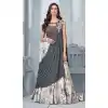 Grey Color Fancy Lycra Designer Lehenga Choli