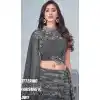 Grey Color Fancy Lycra Designer Lehenga Choli