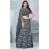 Grey Color Fancy Lycra Designer Lehenga Choli