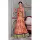 Dark Peach Color Modal Silk Designer Sangeet Lehenga Choli - 62733039
