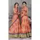 Dark Peach Color Modal Silk Designer Sangeet Lehenga Choli - 62733039