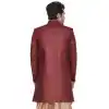 Maroon Color Jute Cotton Designer Readymade Kurta