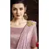 Light Pink Color Fancy Imported Pre-stitched Saree