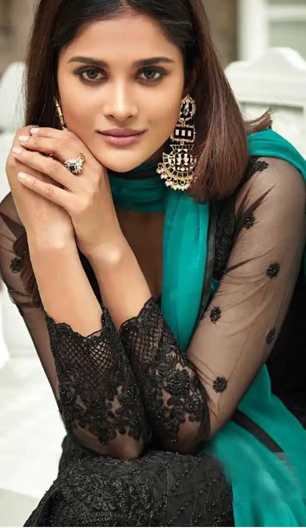 Black Color Net Straight Cut Party Wear Salwar Kameez - 486859874