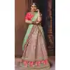 Multi Color Banarasi Art Silk Wedding Lehenga Choli