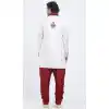 White Color Brocket Readymade Men Groom Sherwani