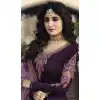 Dark Purple Color Satin Georgette Eid Special Salwarkameez