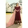 Bollywood Celebrity Prachi Desia Maroon Salwar Kameez