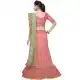 Gorgeous Coral Color Net Treditional Wear Lehenga Choli - 494660771