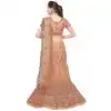 Greenish Cream Color Net A Line Treditional Lehenga Choli