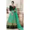 Aqua And Green Color Silk Treditional Plus Size Lehenga Choli - 495460825