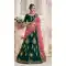 Forest Green Color Silk Treditional Plus Size Lehenga Choli - 495460827
