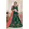 Forest Green Color Silk Treditional Plus Size Lehenga Choli - 495460831