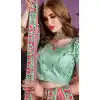 Aqua Color Thai Silk Designer Ghagra Choli