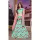 Aqua Color Thai Silk Designer Ghagra Choli - 495360819