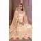 Cream Color Padmavati Silk Designer Ghagra Choli - 495360821
