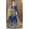 Blue Color Silk Treditional Wear Lehenaga with Long Choli Blouse - 502361659