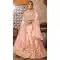 Fascinating Light Peach Color Silk Treditional Party Wear Lehenaga Choli - 502561675