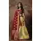 Classy Yellow Color Jacquard Silk Designer Wear Lehenga Choli - 64414615