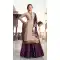 Beige Color Satin Georgette Tv Actress Drashti Dhami Lehenga Suit - 64424637
