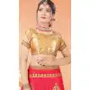 Pink Color Net Traditional Party Wear Lehenga Choli