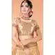 Beige Color Net Traditional Party Wear Lehenga Choli - 512962926