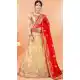 Beige Color Net Traditional Party Wear Lehenga Choli - 512962926