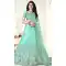 Aqua Green Color Net Traditional Party Wear Plus Size Chaniya Choli - 515963192