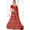 Captivating Red Color Velvet Traditional Designer Wear Plus Size Chaniya Choli - 515763183