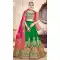 Green Color Banarasi Art Silk Traditional Wear Lehenga Choli - 64955135