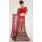 Adorable Red Color Net Designer Bridal Lehenga Choli in Plus Size - 219425224