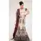 Cream Color Net Designer Bridal Lehenga Choli in Plus Size - 219425230