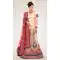 Cobalt Cream Color Net Bridal Wedding Designer Lehenga Choli - 219525240