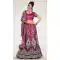 Deep Purple Color Net Bridal Wedding Designer Lehenga Choli - 219525248