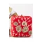Charming Red Color Synthetic Velvet Exclusive Designer Clutches - 528065038