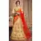 Gorgeous Beige Color Silk Casual Party Wear Plus Size Lehenga Choli - 530965309