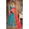 Charming Sky Blue Color Silk Casual Party Wear Plus Size Lehenga Choli - 530965312