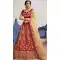 Gorgeous Maroon Color Satin Silk Traditional Party Plus Size Lehenga Choli - 531065320