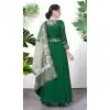 Flamboyant Green Color Faux Georgette Party Wear Long Salwar Kameez - 535865896