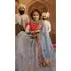 Grey Color Organza Silk Heavy Designer Lehenga Choli - 65285438